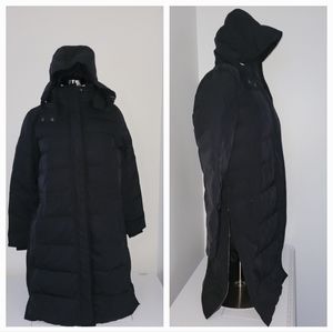 Theory Black Puffer Coat